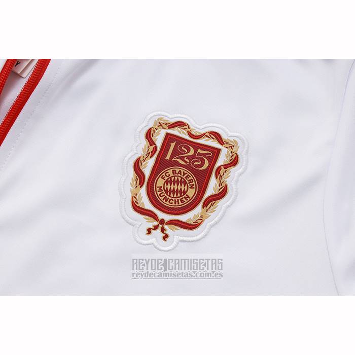 Chandal de Chaqueta del Bayern Munich 125 Aniversario Nino 2025-2026 Blanco